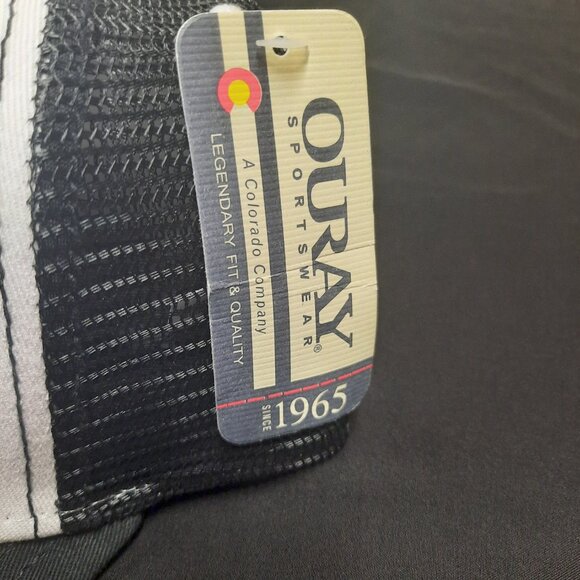 Ouray Sportswear Jackson Hole WY Snapback Trucker Hat OOP Colorado Outdoor wear - Picture 2 of 9